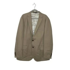 Lands' End Classic Clothing Traditional Fit Light Tan Blazer Men's 46 Reg NWOT